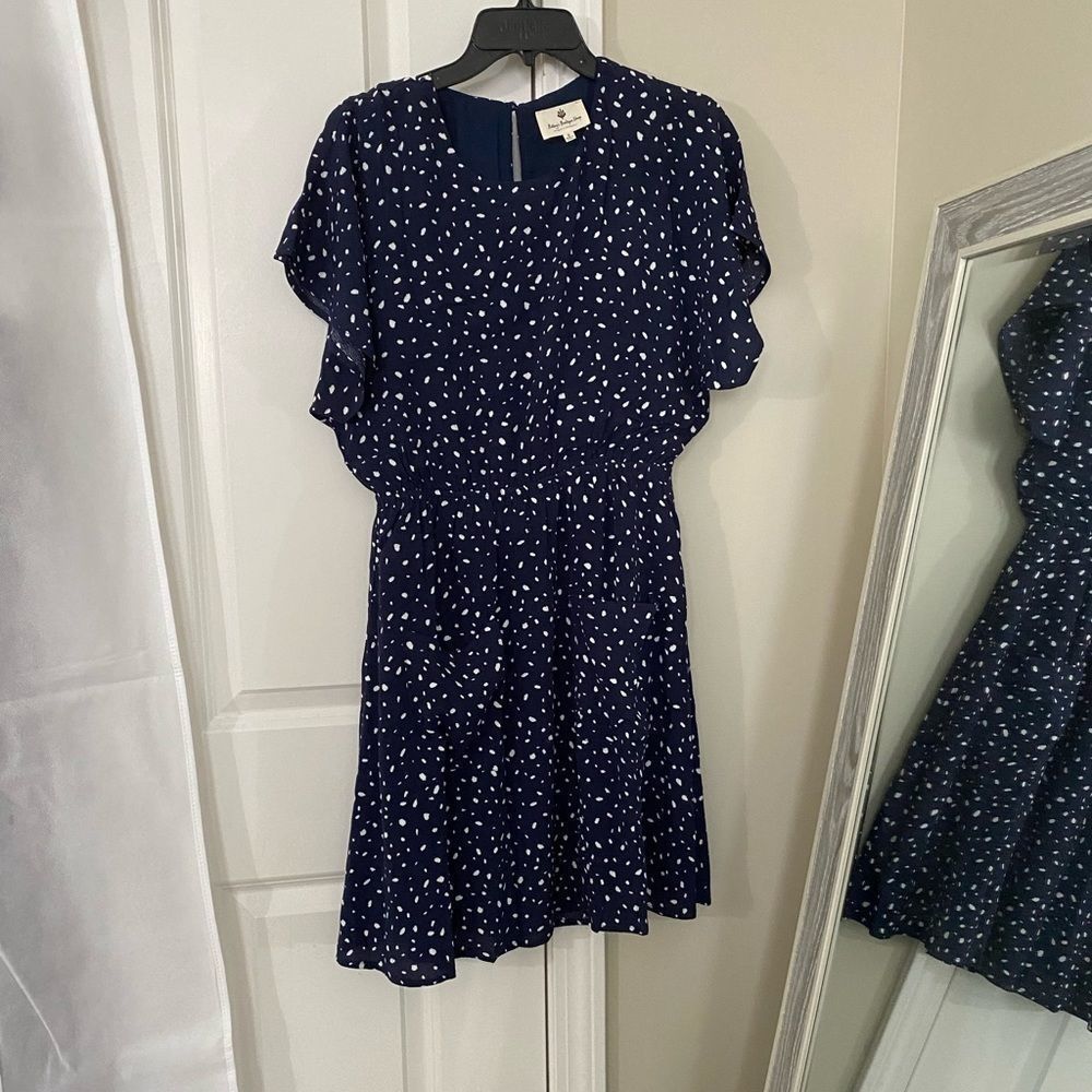 Betsey Boutique Blue Polka Dot Dress